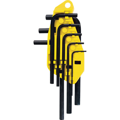 Set 8 Chiavi Maschio Esagonale Piegate Corte (0-69-251) Stanley