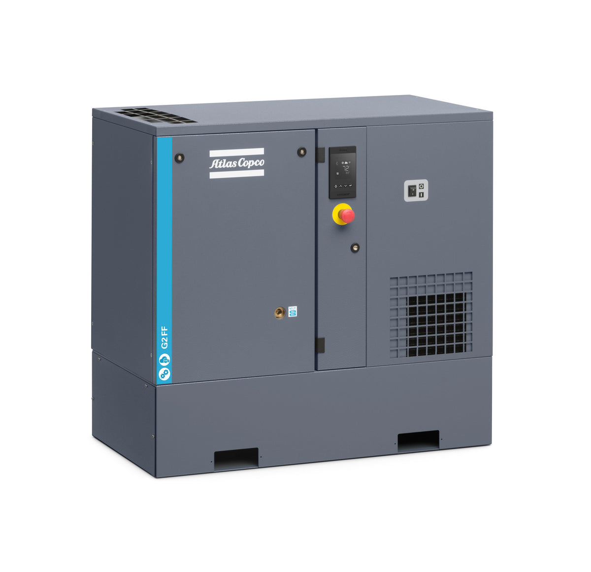 Compressore a vite lubrificato 2,2 kW 8 bar G2FF-8 230/1/50 FM meaa dol Abac