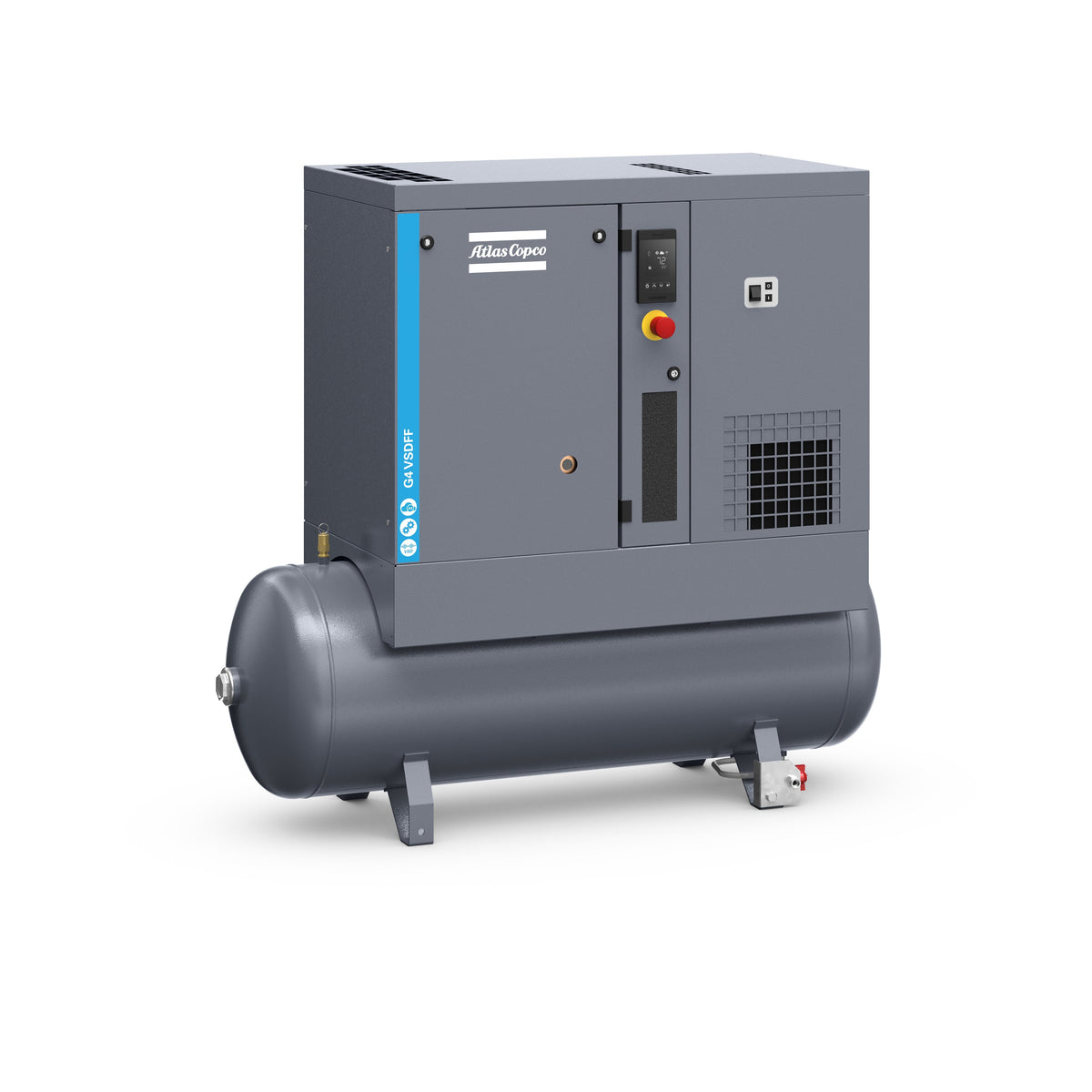 Compressore a vite lubrificato 4 kW 10 bar G4VSDFF-145 460/60 TM meah Abac