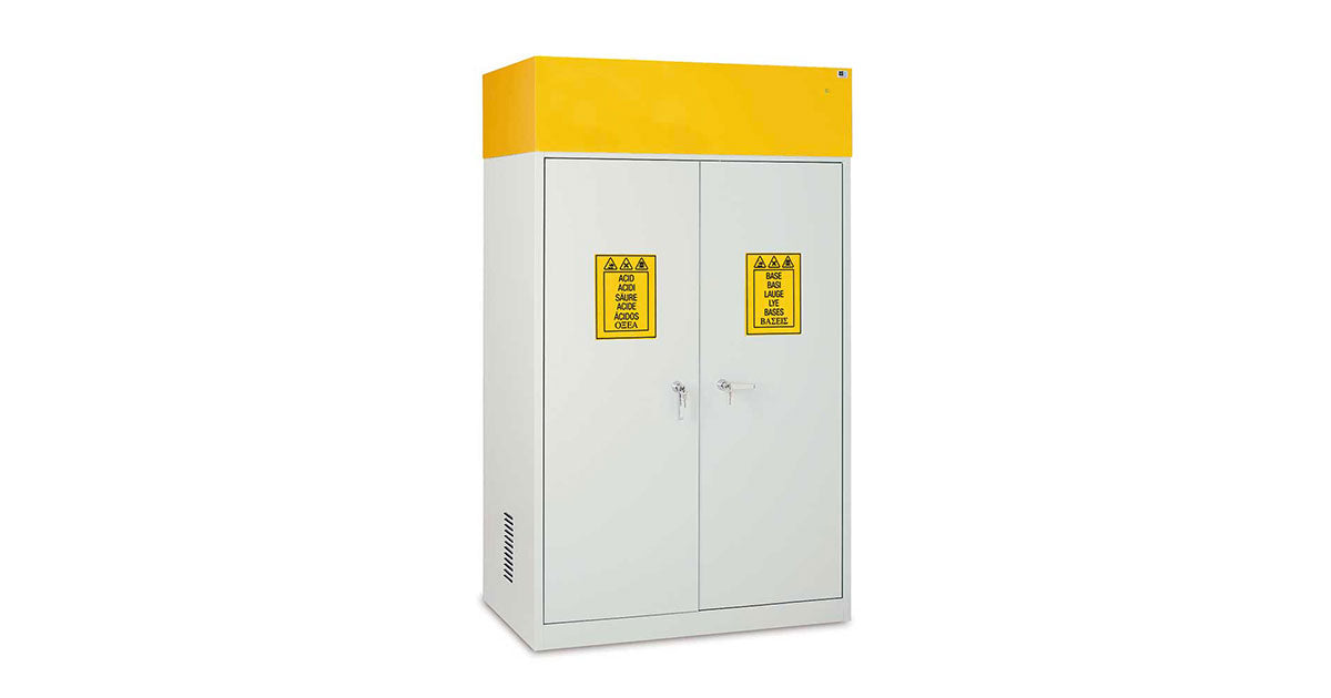 Armadio per stoccaggio acidi e basi – 2 ante 006632 Comi Storage