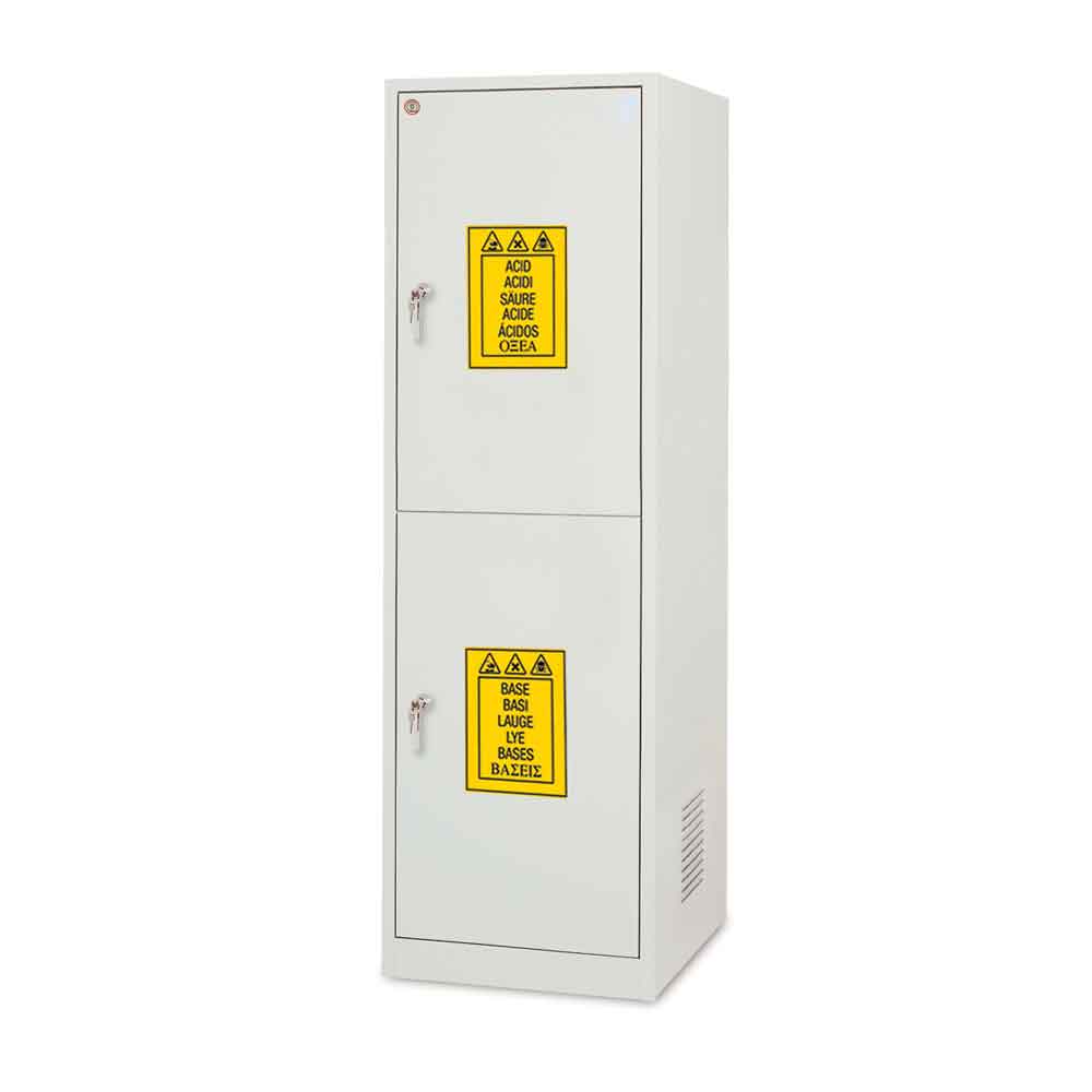 Armadio per stoccaggio acidi e basi a due scomparti 006137 Comi Storage