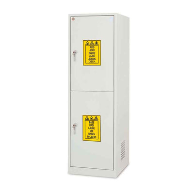 Armadio per stoccaggio acidi e basi a due scomparti 006137 Comi Storage