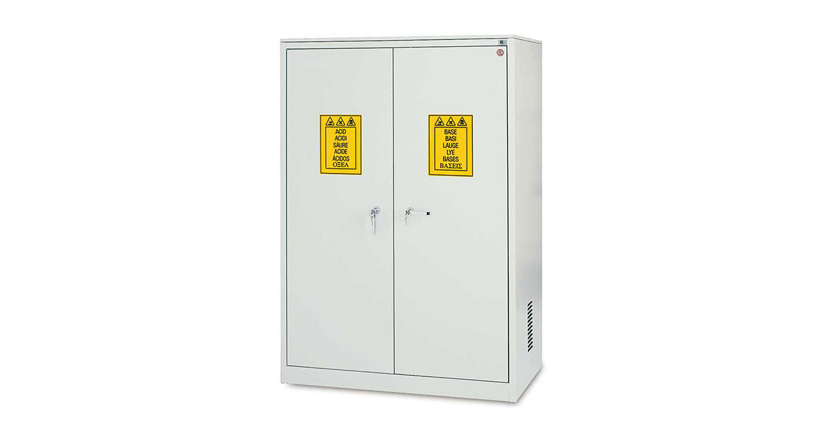 Armadio per stoccaggio di acidi con porte a battente 006649 Comi Storage