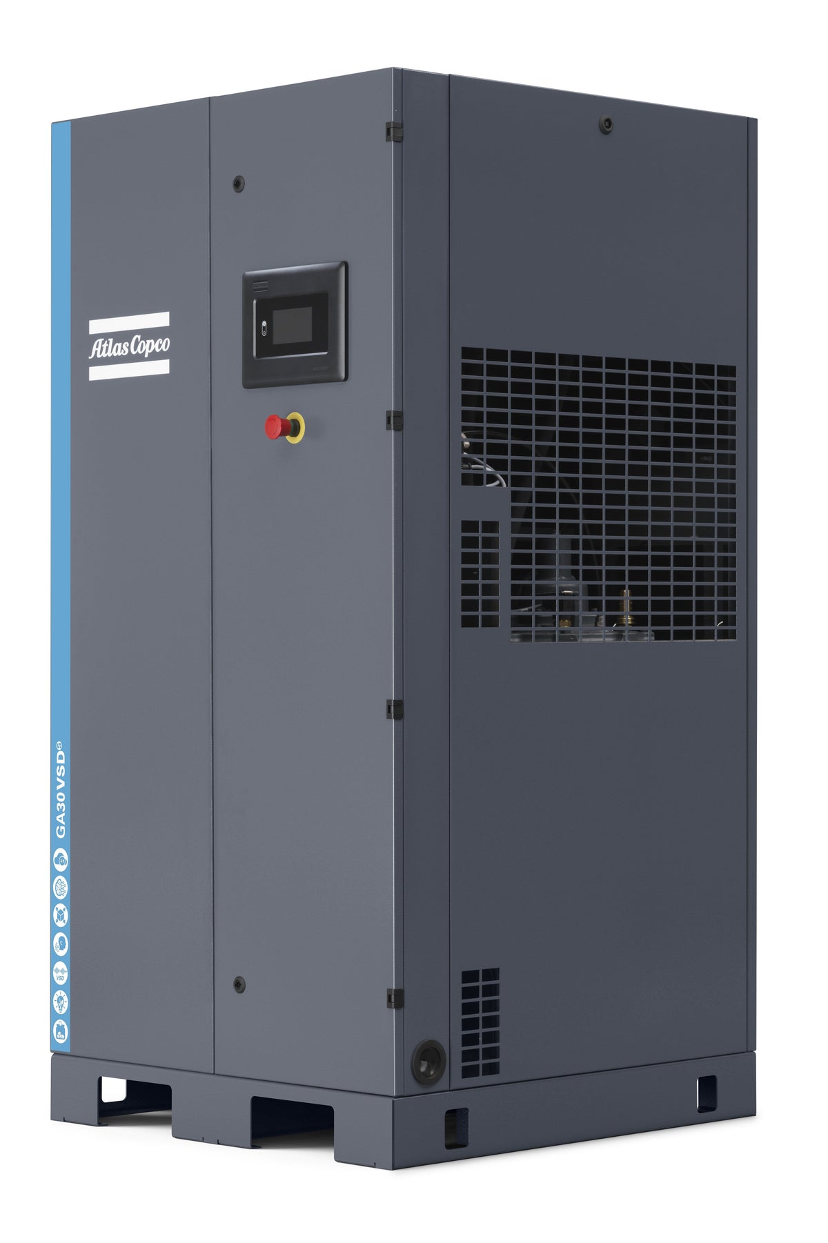 Compressore a vite lubrificato 30 kW 13 bar GA30VSDS P A 13 meac 400 50 Abac