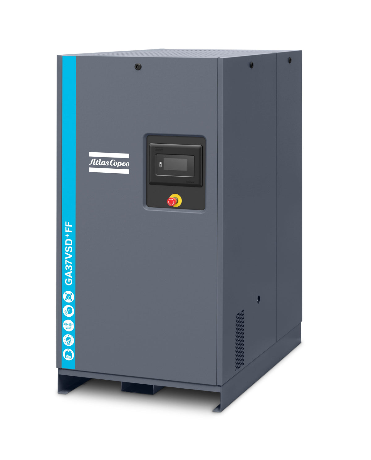 Compressore a vite lubrificato 45 kW 13 bar GA45VSD+FF A 175 meae 460 60 Abac