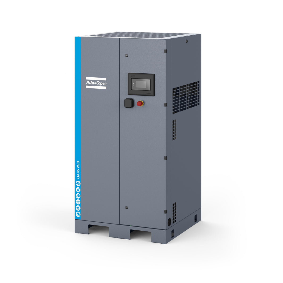 Compressore a vite lubrificato 45 kW 13 bar GA45VSD A P 13 mebc 400V 50 Abac