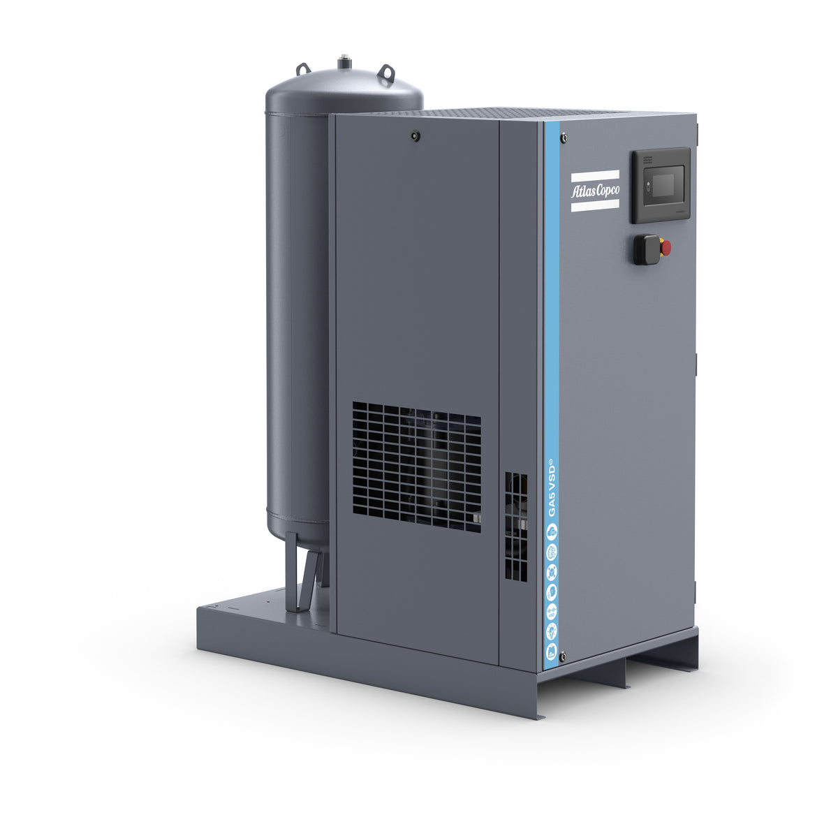 Compressore a vite lubrificato 5,5 kW 13 bar GA5VSDS P TM 13 meaa 400V Abac