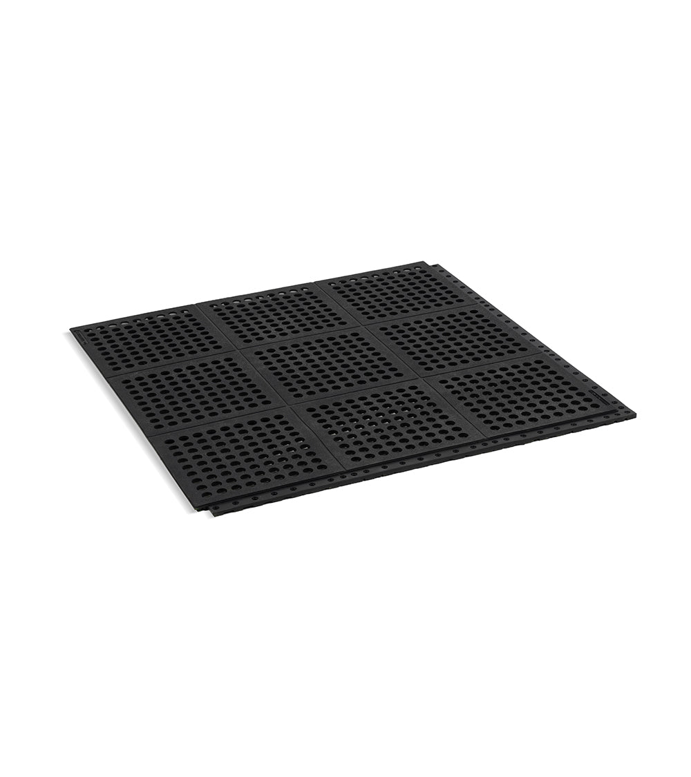 Tappeto ergonomico modulare antiscivolo con fori in gomma nitrilica 012312 Comi Storage