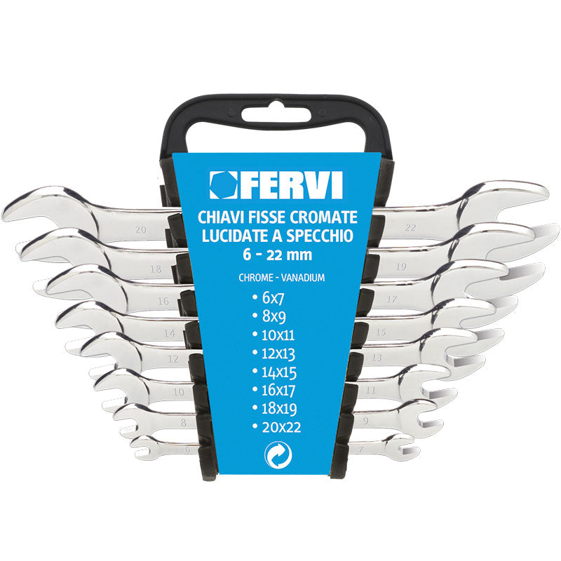 Serie Chiavi Fisse Cromate Lucide - Fervi