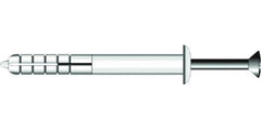 Tacos Blinky para placa de yeso laminado, blancos, tornillo galvanizado 6 mm x30 Vigor