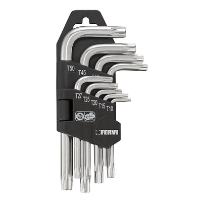 Serie Chiavi Torx Corte - Utensileria Professionale - Fervi - Fervi