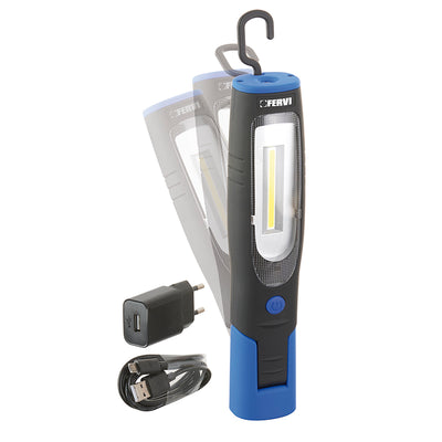 Lampada Ricaricabile CON Tecnologia LED COB - Fervi