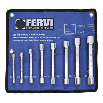 Serie Chiavi A Tubo Esagonali - Utensileria Professionale - Fervi - Fervi
