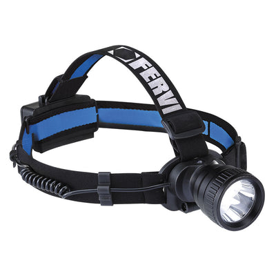 Luce A LED DA Casco - Strumenti Generali Officina - Fervi - Fervi