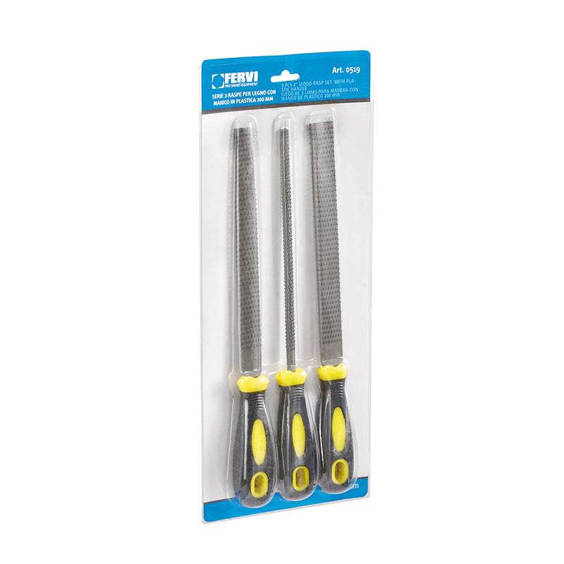 Serie Raspe PER Legno CON Manico IN Plastica - Fervi