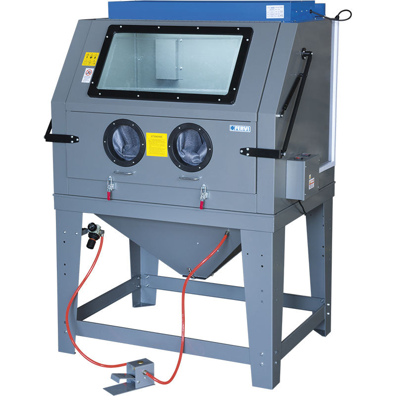 Sabbiatrice CON Aspiratore - Attrezzature da Officina - Fervi - Fervi