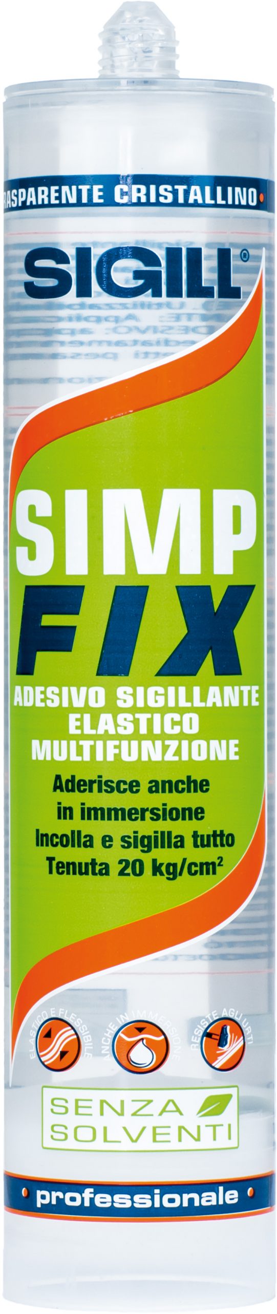 SiMP Fix Trasparente – Crystal NPT Sigill