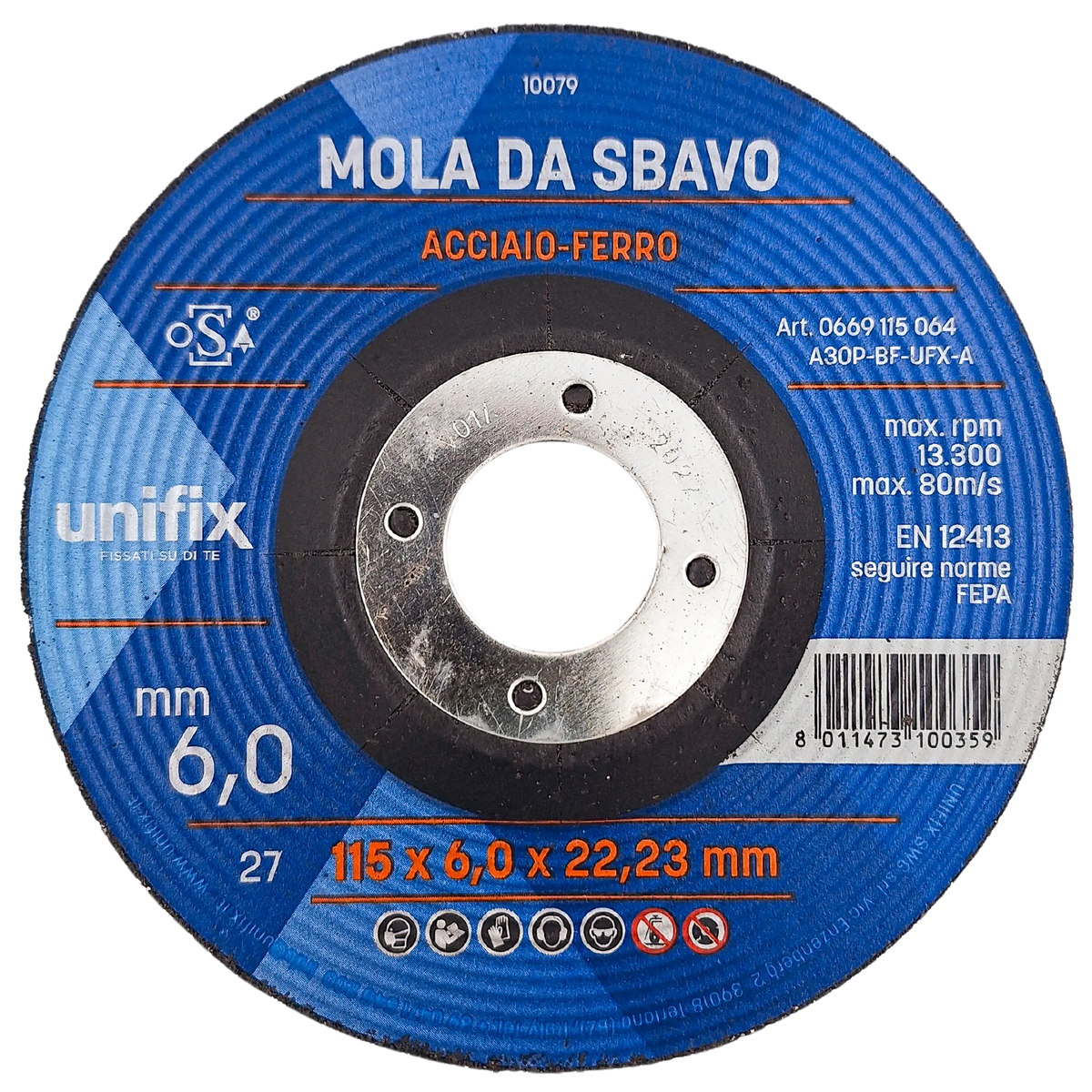 Mole da sbavo acciaio TOP