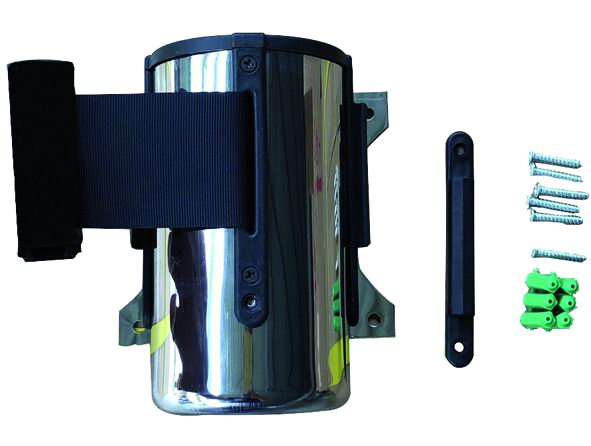 Barriere A Nastro Vigor A Parete Corpo Inox Nero 5M