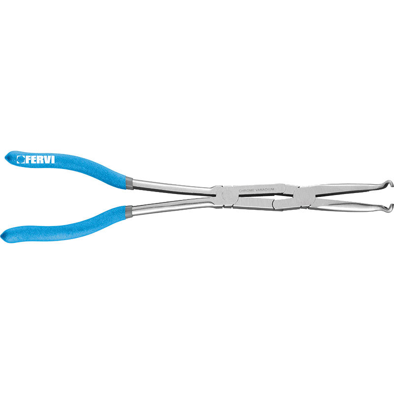 Pinza Lunga A Doppio Fulcro - Utensileria Professionale - Fervi - Fervi