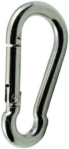 Stainless steel karabiners 100 mm Vigor