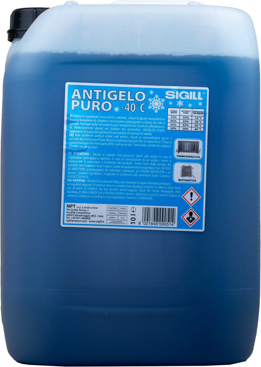 Sigill Antigelo Puro -40 - Prodotti per auto - NPT Sigill