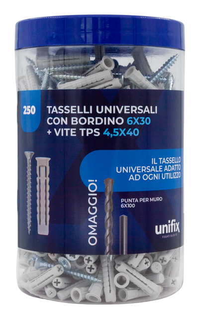 Barattolo con vite TPS Pozidriv e punta SUPRA