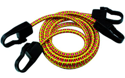 CORDE ELASTICHE SET 2PZ GANCI PLASTICA 8X2000 MM Vigor