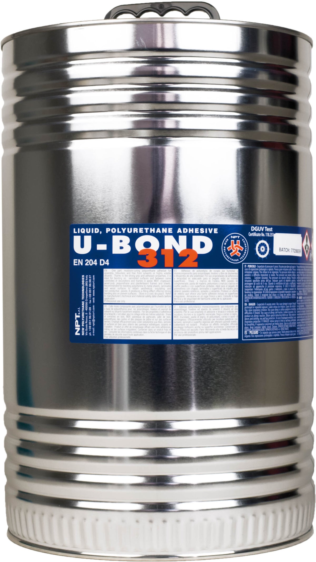 U-Bond 312 NPT Sigill