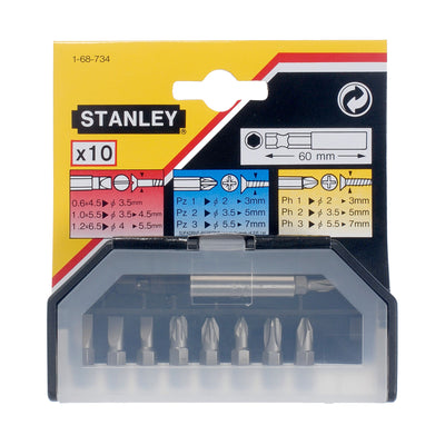 Set 10 Inserti (1-68-734) Stanley