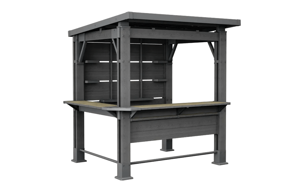 Signature Bar Gazebo - Ashwood Brown Keter
