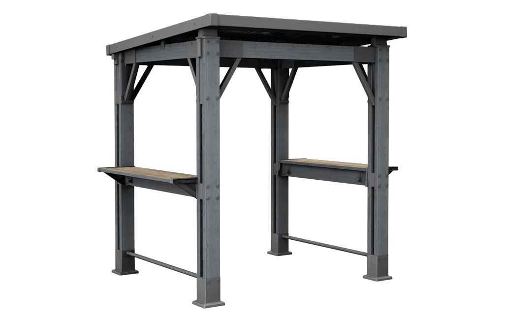Signature Grill Gazebo - Ashwood Brown Keter