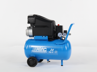 Compressore 24 litri Pole Position L20 - 2Hp, 24litri, 220 litri/minuto Abac