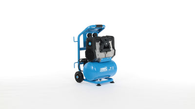 Compressore 10 litri carrellato Silverstone OS15P - 1.5Hp, 9bar Abac