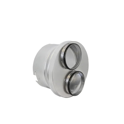 Heylo Uscita 2 vie – 1 x Ø420 mm a 2 x Ø205 mm per il ventilatore Heylo PowerVent 6000 Dantherm Group