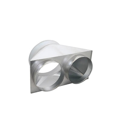 Heylo Uscita 2 vie – 1 x Ø550 mm a 2 x Ø420 mm per riscaldatori Heylo K 120, K 160, K 160 R Dantherm Group
