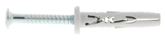 Nylon hammer-in plug HIT-M with collar and galvanised nail SPIT