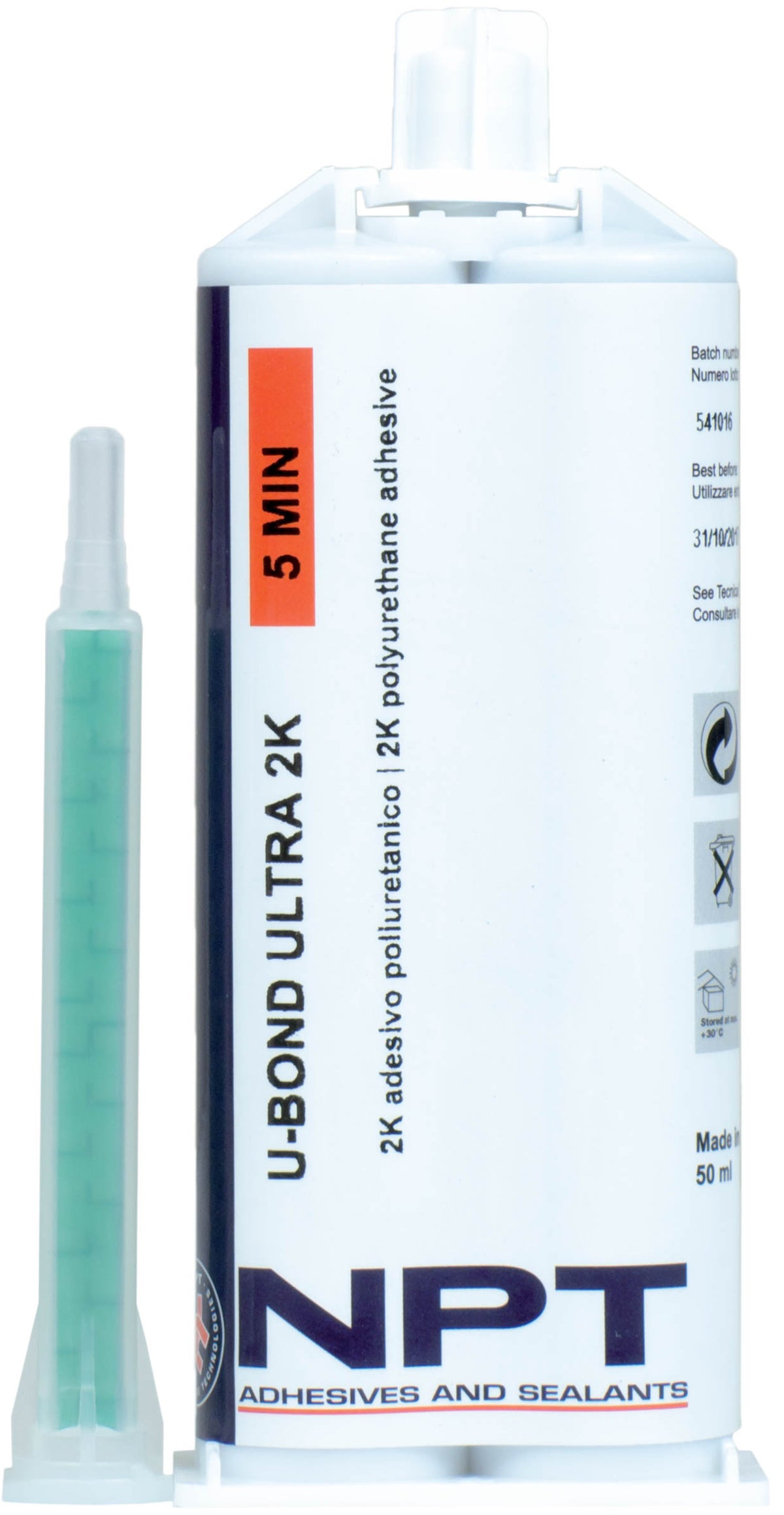 U-Bond Ultra 2K – 45 sec NPT Sigill