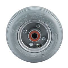 Rueda trasera Ø 210mm gris para pavimento industrial Makita