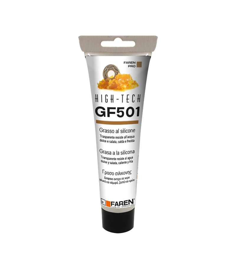 GRASSO AL SILICONE TRASPARENTE RESISTE ALL’ACQUA DOLCE E SALATA, CALDA E FREDDA