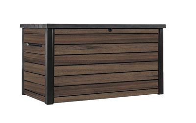 Ontario 870L Storage Box with Divider - Rosewood Keter