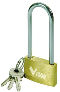 أقفال من النحاس الأصفر 3617 بعروة طويلة 30 mm Vigor