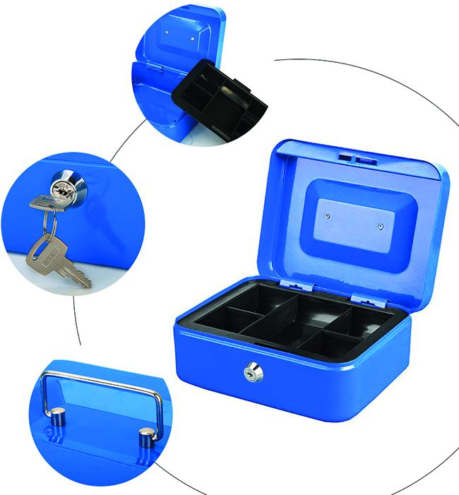 Cassette Portavalori V-Pv2A Vassoio 20X16X9 Vigor