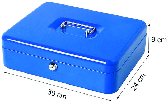 Cassette Portavalori Pv-30 Vassoio+Monete 30X24X9 Vigor