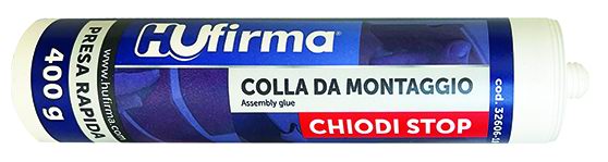 Adesivi Vigor Chiodi-Stop Bianco Cartuccia 400 G
