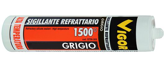 Sigillante Vigor Stufe/Camini H.Temperature Grigio 310 Ml
