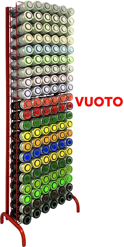 Expo Vernici Spray Da Pavimento 126 Posti Vigor