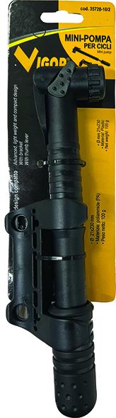 Pompe P/Cicli Mini Con Supporto Telaio 21X230 Mm Vigor