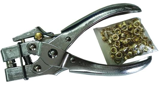 Vigor Pinze Occhiellatrici/Fustella Kit C/100 Occhielli