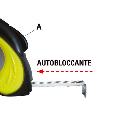 Flessometro Self locking Metrica